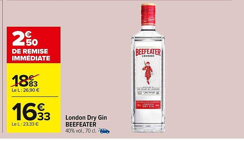 London Dry Gin BEEFEATER