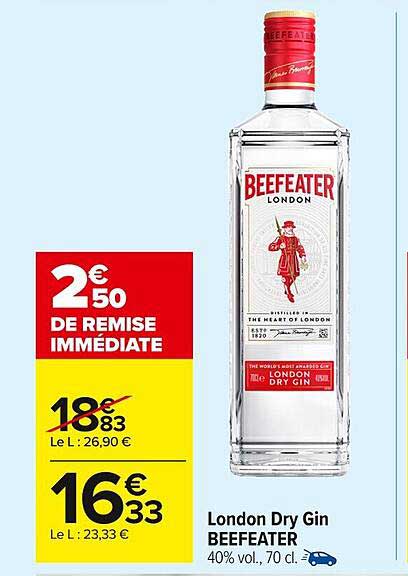 London Dry Gin BEEFEATER