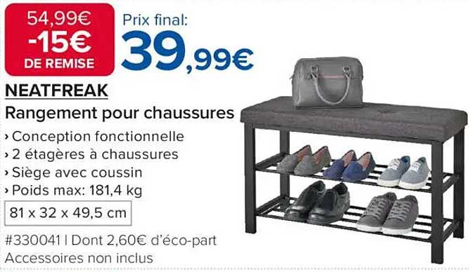 NEATFREAK Rangement pour chaussures