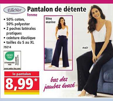 Pantalon de détente femme