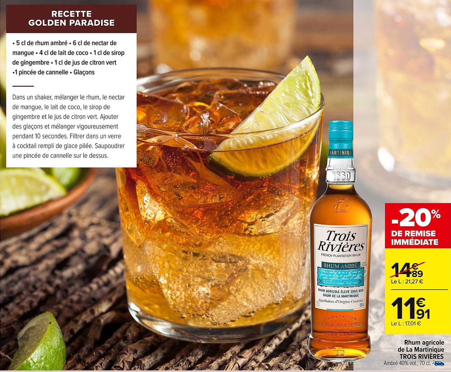 Recette Golden Paradise