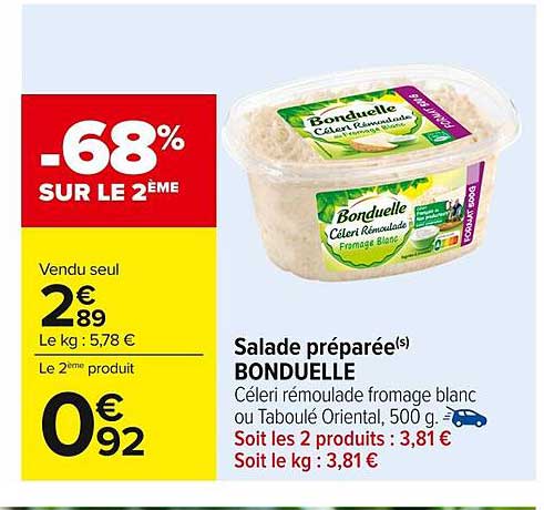 Salade préparée(s) BONDUELLE