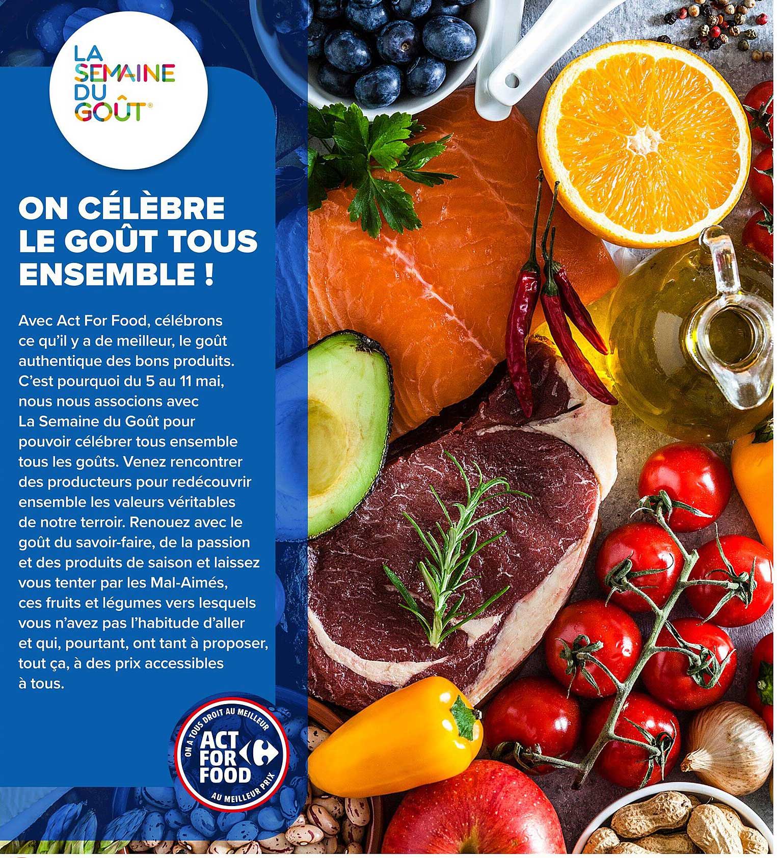 SEMAINE DU GOÛT - ON CÉLÈBRE LE GOÛT TOUS ENSEMBLE !