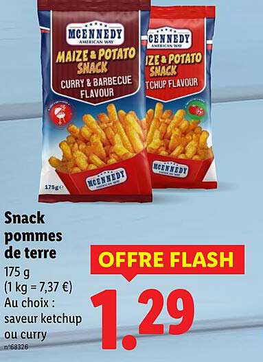 Snack pommes de terre
