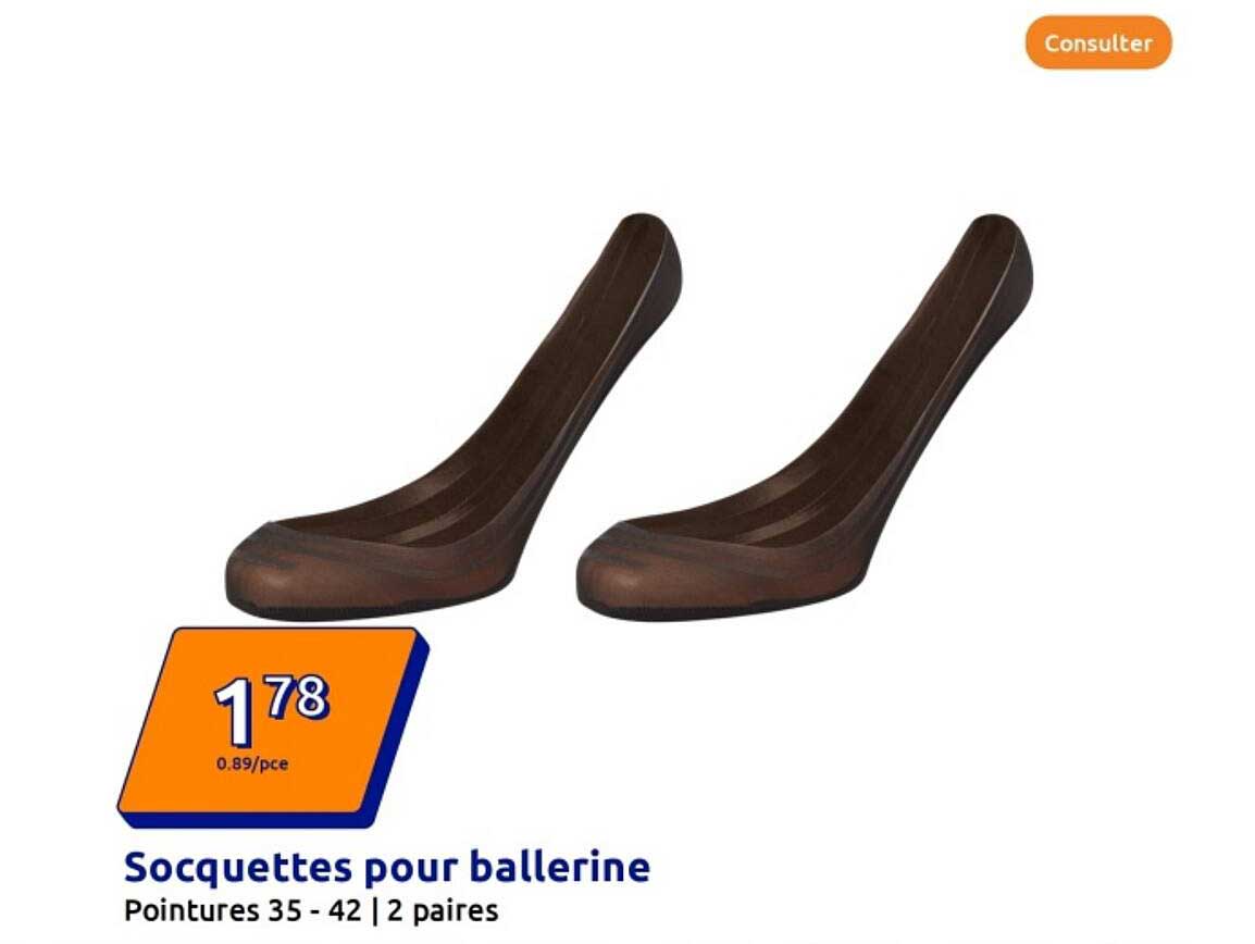 Socquettes pour ballerine
