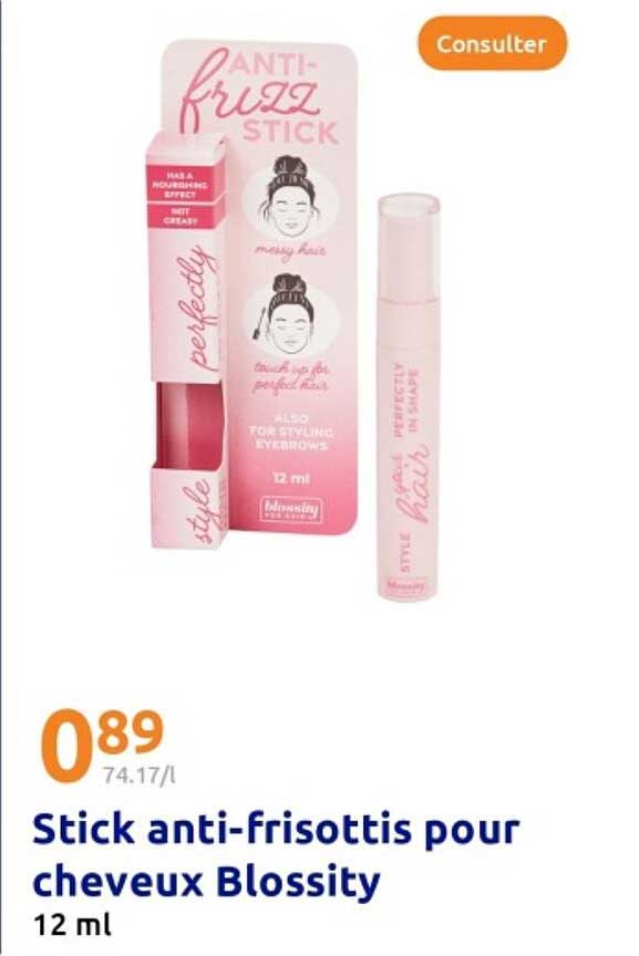 Stick anti-frisottis pour cheveux Blossity