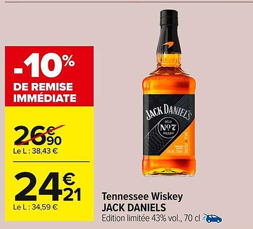 Tennessee Wiskey JACK DANIELS
