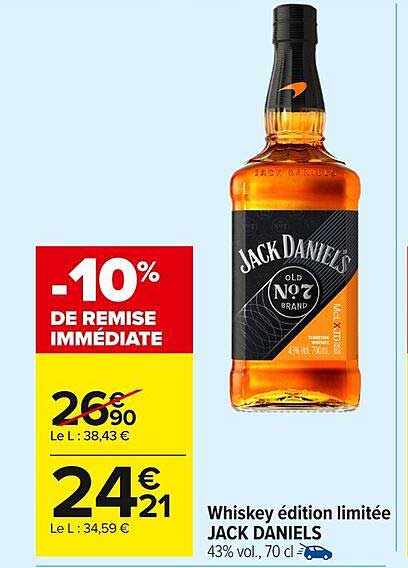 Whiskey édition limitée JACK DANIELS