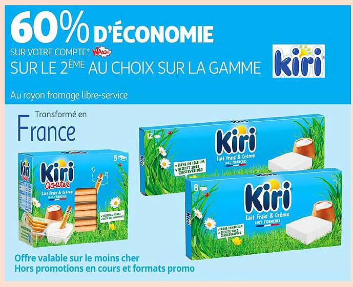 60% D'ÉCONOMIE SUR VOTRE COMPTE