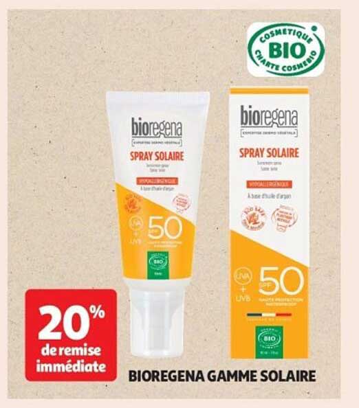 BIORÉGENA GAMME SOLAIRE - SPRAY SOLAIRE