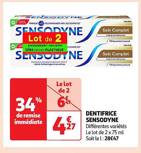 DENTIFRICE SENSODYNE