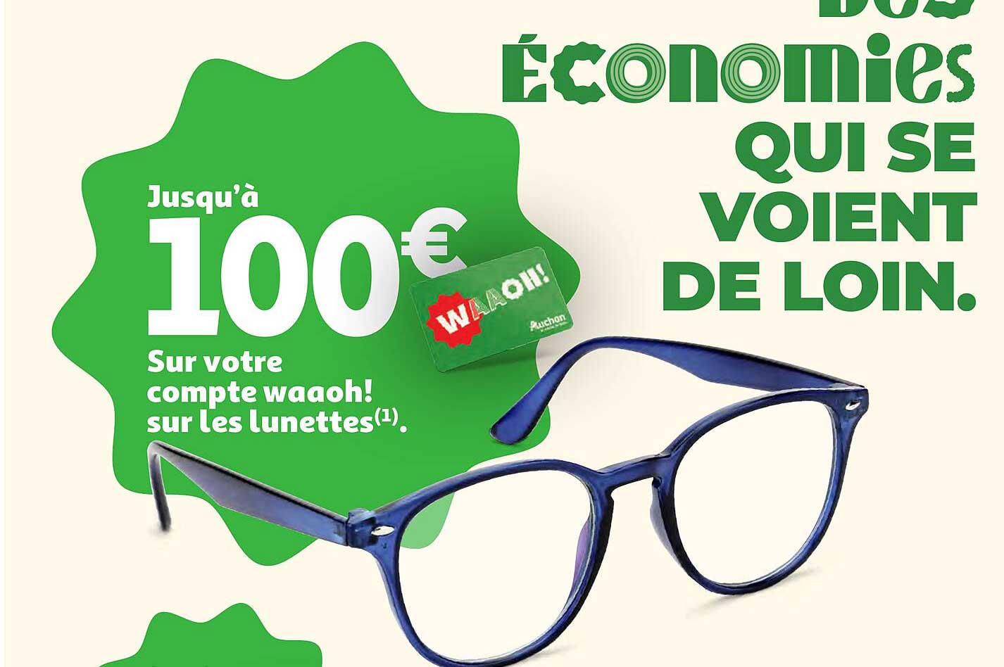 Économies sur les lunettes !