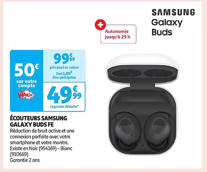 ÉCOUTEURS SAMSUNG GALAXY BUDS FE