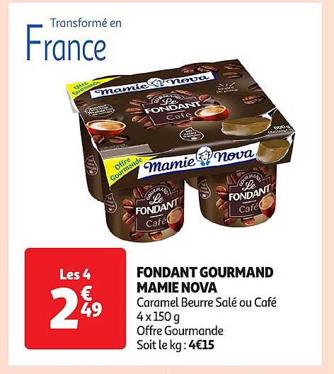 FONDANT GOURMAND MAMIE NOVA