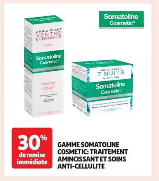 GAMME SOMATOLINE COSMETIC: TRAITEMENT AMINCISSANT ET SOINS ANTI-CELLULITE