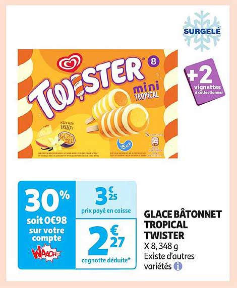GLACE BÂTONNET TROPICAL TWISTER
