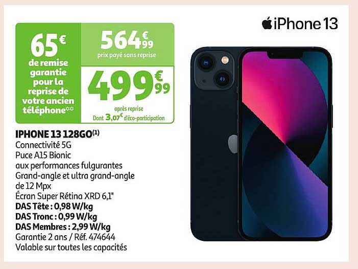 IPHONE 13 128GO