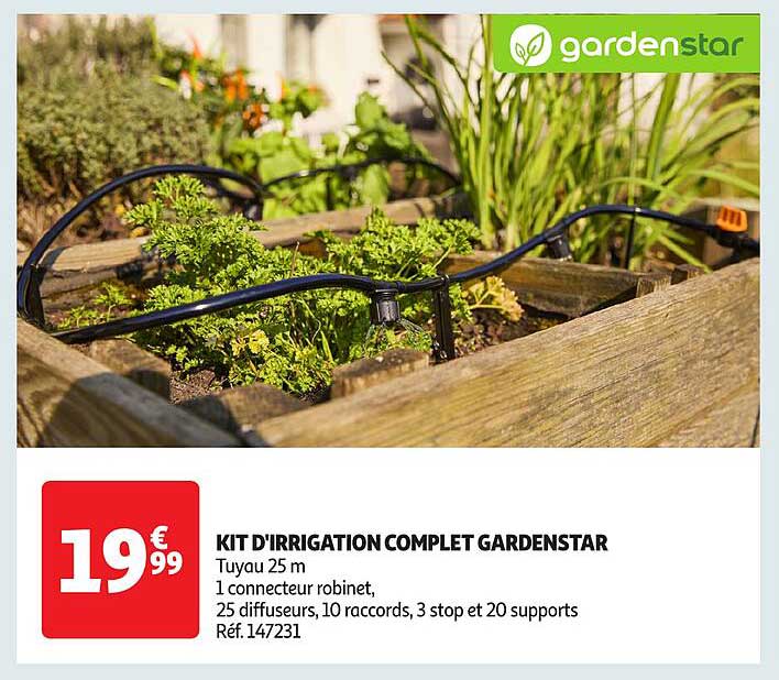 KIT D'IRRIGATION COMPLÉT GARDENSTAR