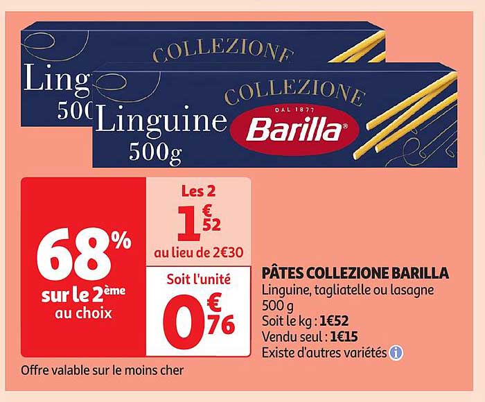 PÂTES COLLEZIONE BARILLA