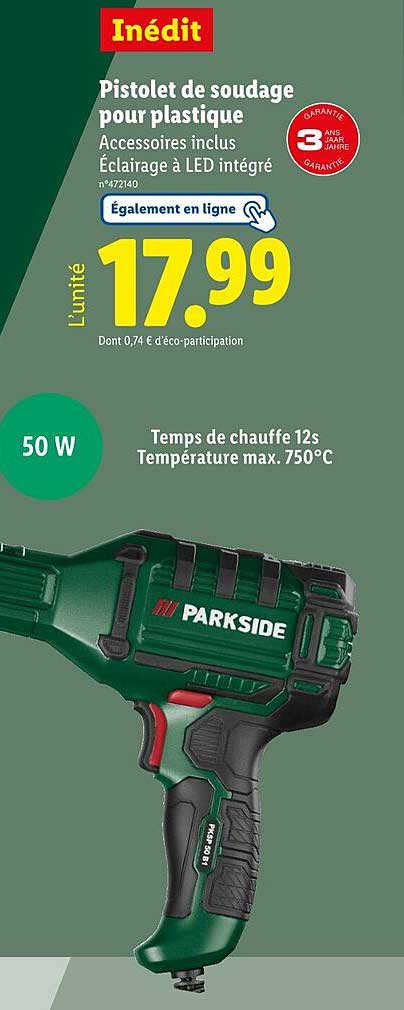 Pistolet de soudage pour plastique