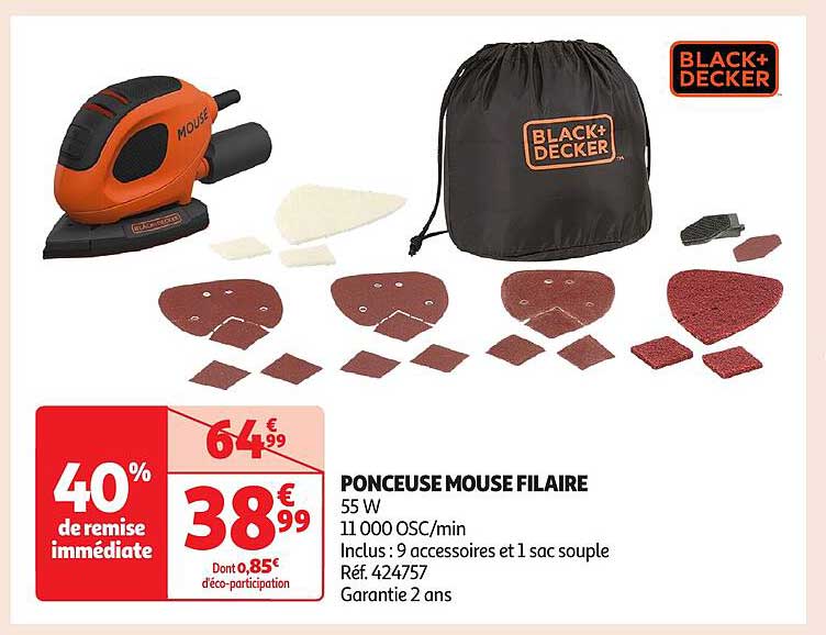 PONCEUSE MOUSE FILAIRE