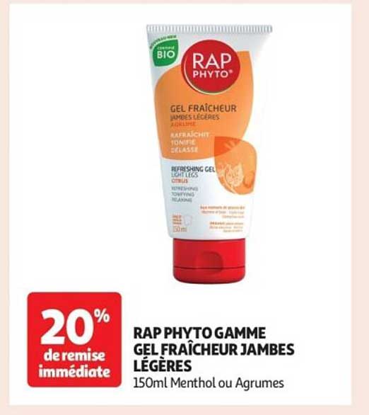 RAP PHYTO GAMME GEL FRAÎCHEUR JAMBES LÉGÈRES