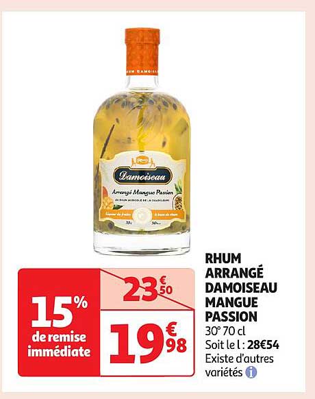 RHUM ARRANGÉ DAMOISEAU MANGUE PASSION