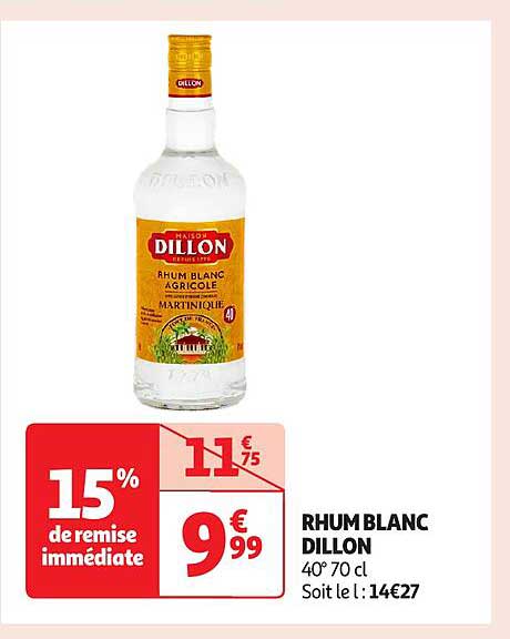 RHUM BLANC DILLON
