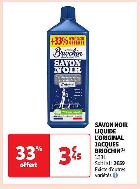 SAVON NOIR LIQUIDE L'ORIGINAL JACQUES BRIOCHIN