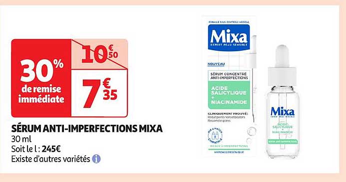 SÉRUM ANTI-IMPÉRFECTIONS MIXA