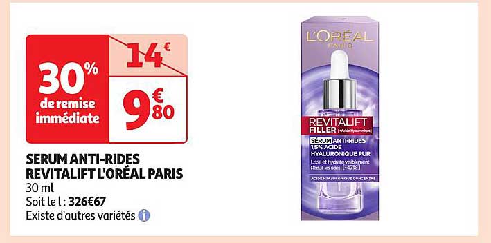 SERUM ANTI-RIDES REVITALIFT L'ORÉAL PARIS