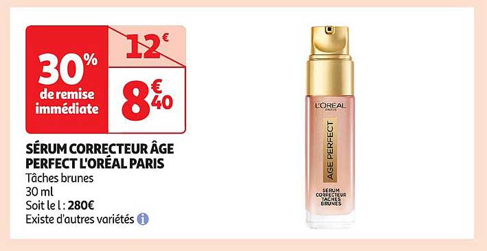 SÉRUM CORRECTEUR ÂGE PERFECT L'ORÉAL PARIS