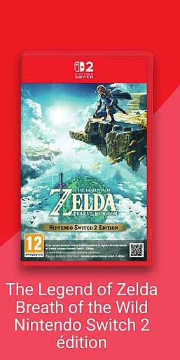 The Legend of Zelda Breath of the Wild Nintendo Switch 2 édition