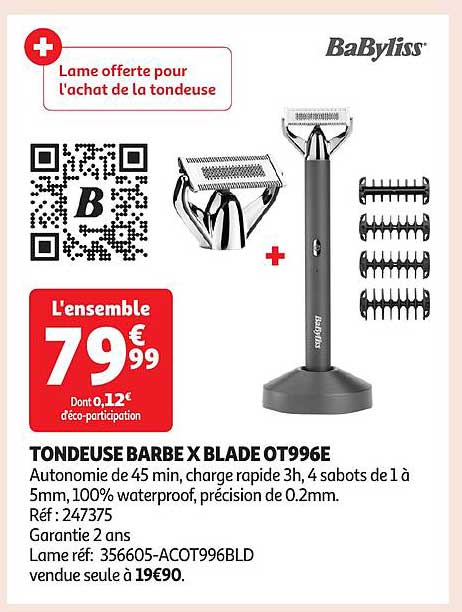 TONDEUSE BARBE X BLADE OT996E