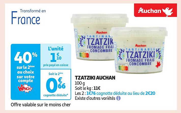 TZATZIKI AUCHAN
