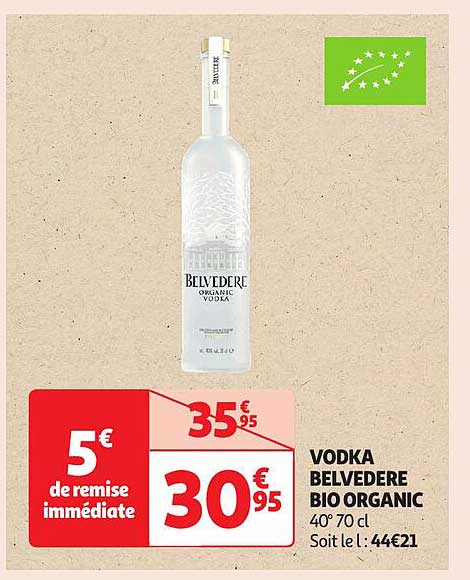 VODKA BELVEDERE BIO ORGANIC 40° 70 cl