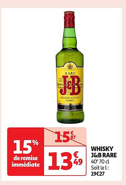 WHISKY J&B RARE