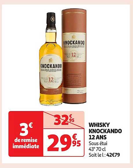 WHISKY KNOCKANDO 12 ANS