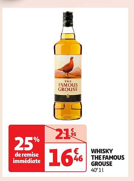 WHISKY THE FAMOUS GROUSE 40° 11