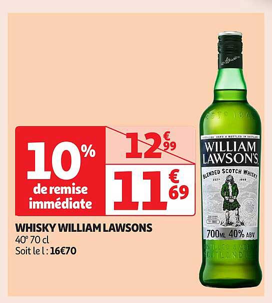 WHISKY WILLIAM LAWSONS