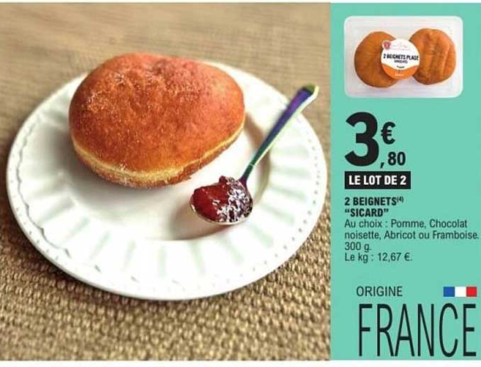 2 BEIGNETS "SICARD"