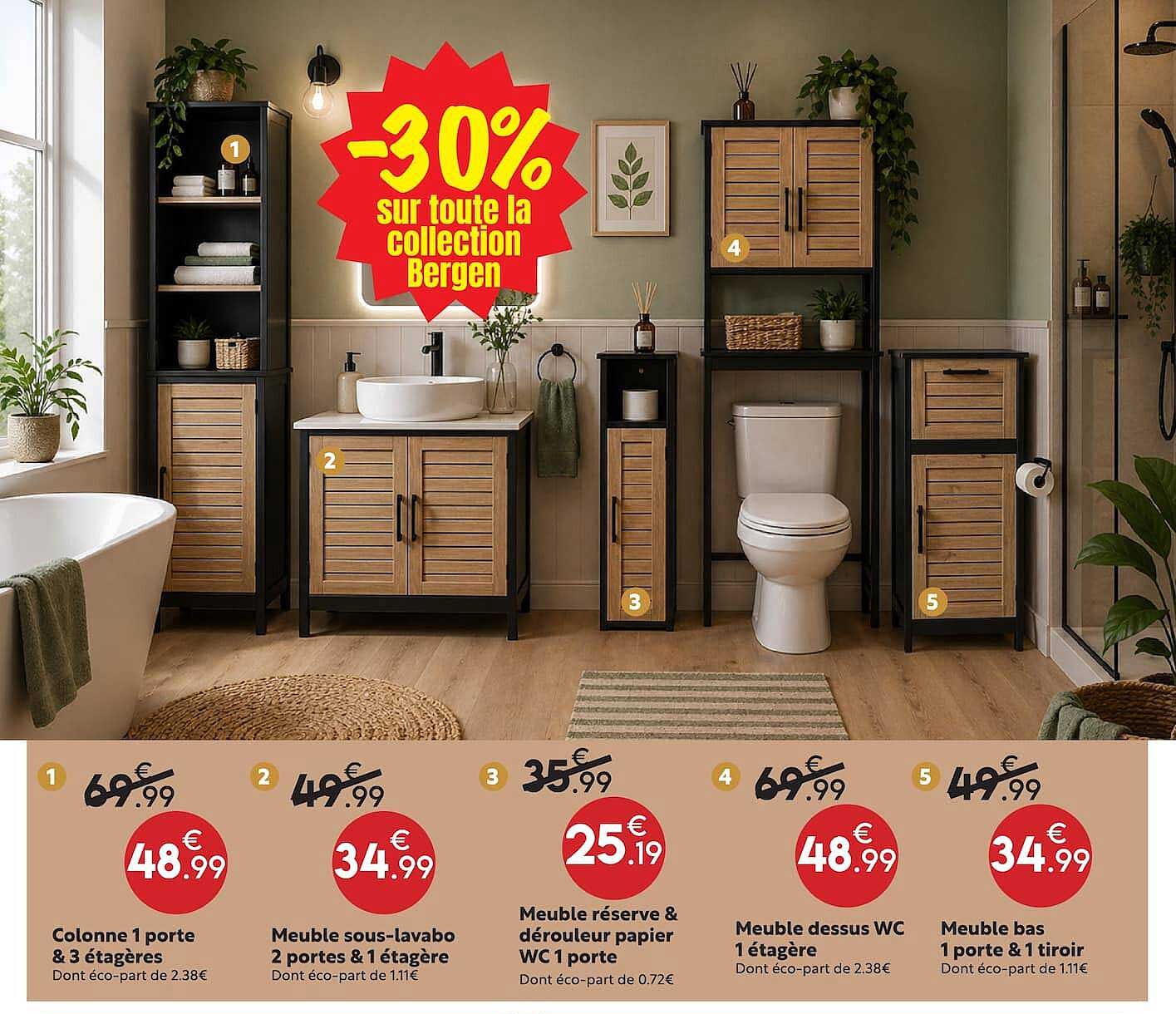 -30% sur toute la collection Bergen