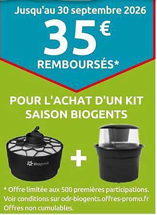 35€ REMBOURSÉS*