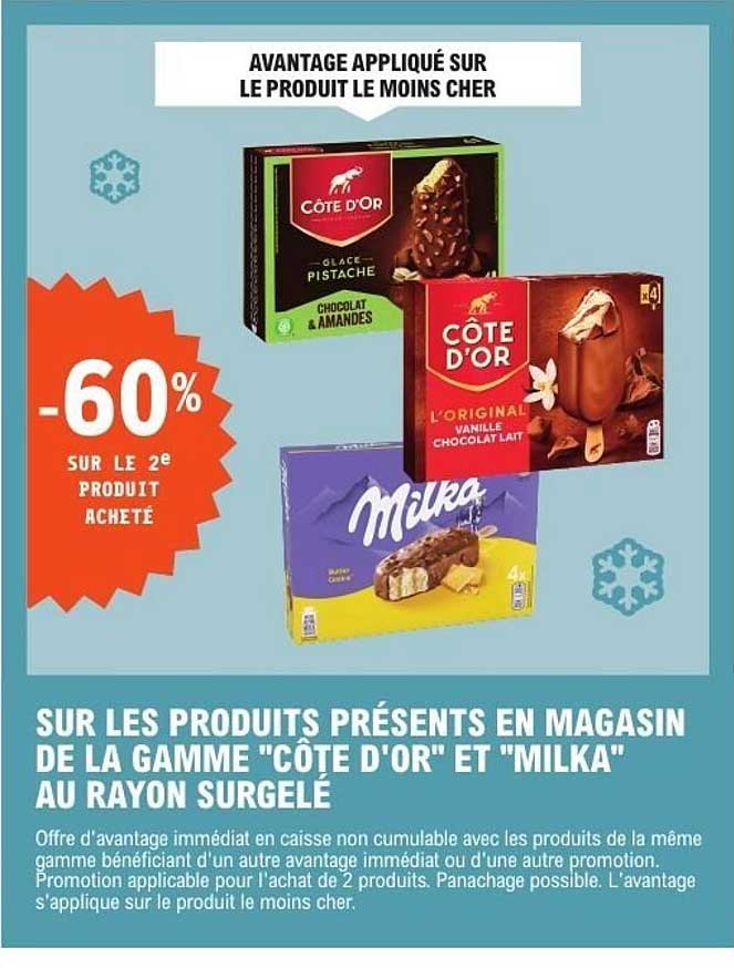 AVANTAGE APPLIQUÉ SUR LE PRODUIT LE MOINS CHER