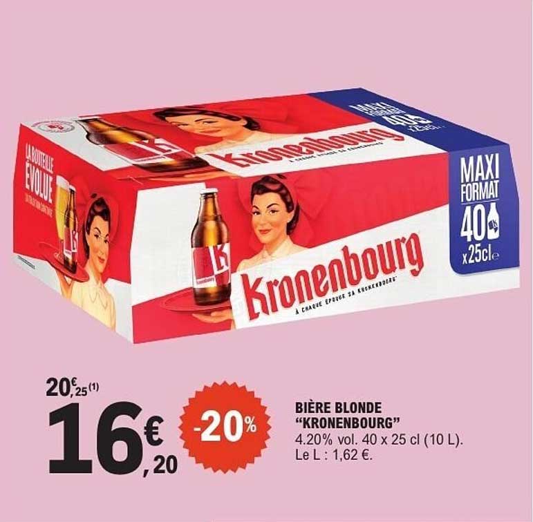 BIÈRE BLONDE “KRONENBOURG”