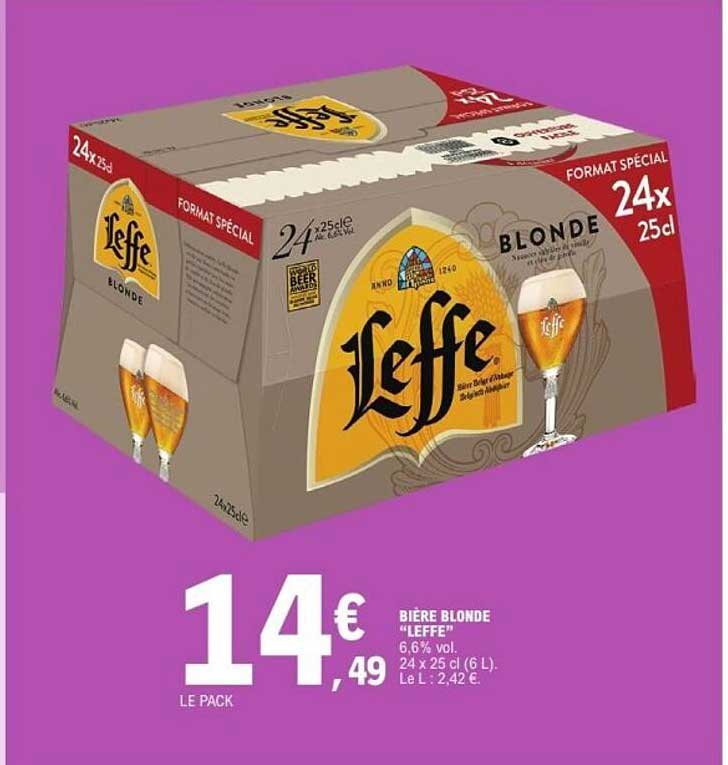 BIERE BLONDE “LEFFE”