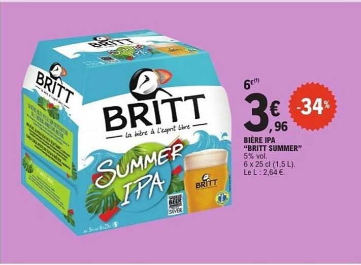 BIÈRE IPA "BRITT SUMMER"