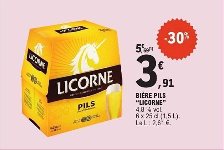 BIÈRE PILS "LICORNE"