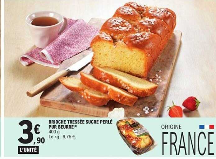 BRIOCHE TRESSÉE SUCRÉ PERLÉE PUR BEURRE(4)
