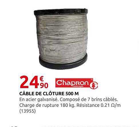 CÂBLE DE CLÔTURE 500 M